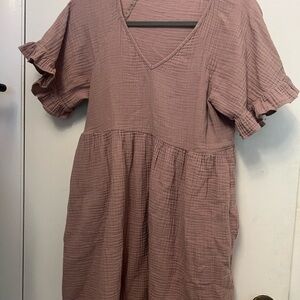Madewell Babydoll Dress - S